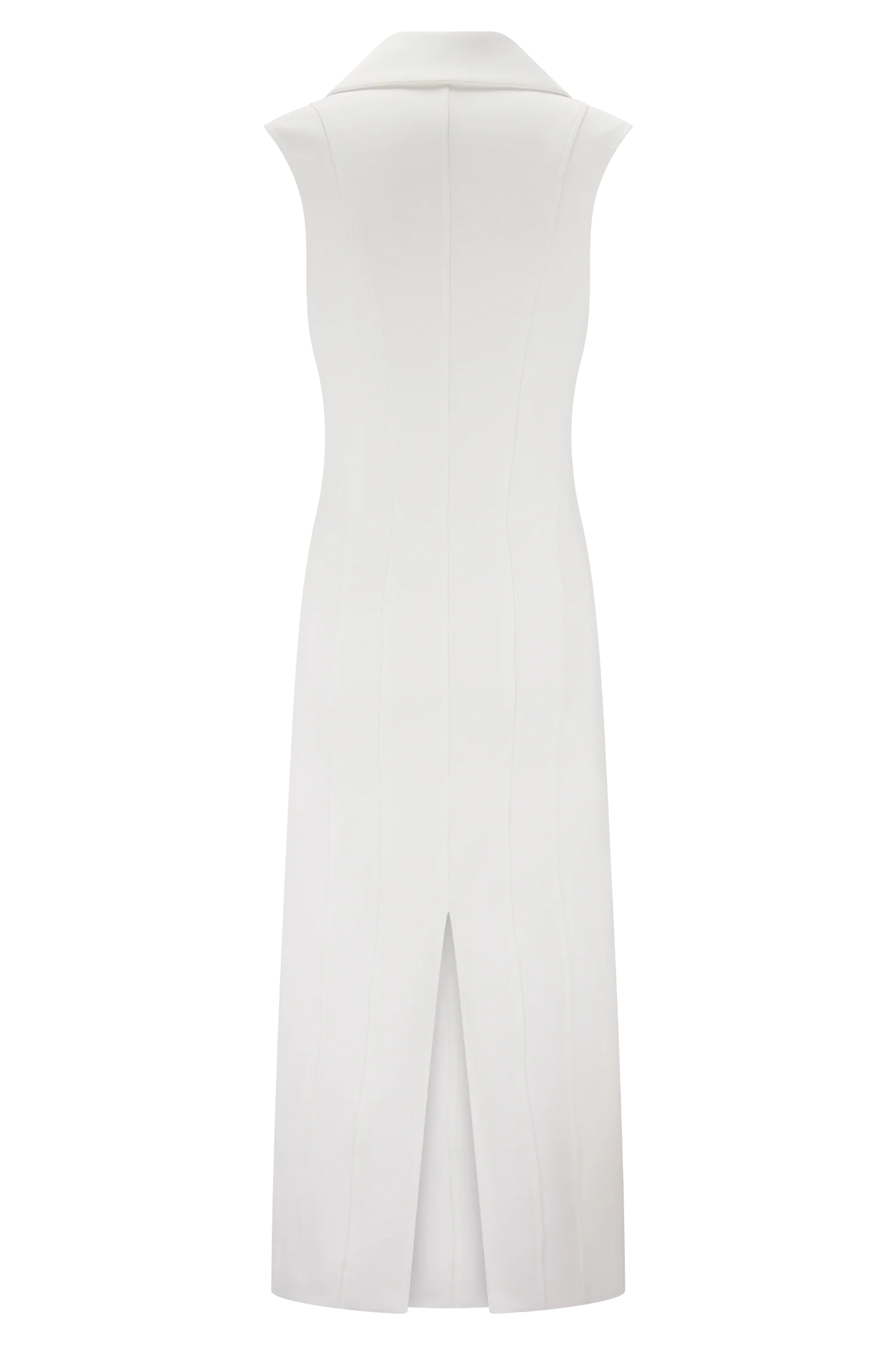 Keagan Sleeveless Midi Dress Ivory