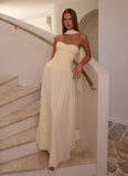 Elianah Scarf Maxi Dress Yellow