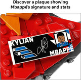 LEGO Editions Kylian Mbappé Soccer Highlights Building Set for Boys Girls Ages 10 Collectible Soccer Gift with Plaque Kids Bedroom or Shelf Decor 43013
