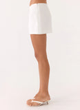 Sofia Mini Skirt White