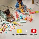 LEGO DUPLO 3 in 1 Creative Ramps with Vehicles 10478 Building Toys for Toddlers Ages 3 Car Toys Develops Fine Motor Skills W Larger Bricks 111 Pieces Gift for Birthdays