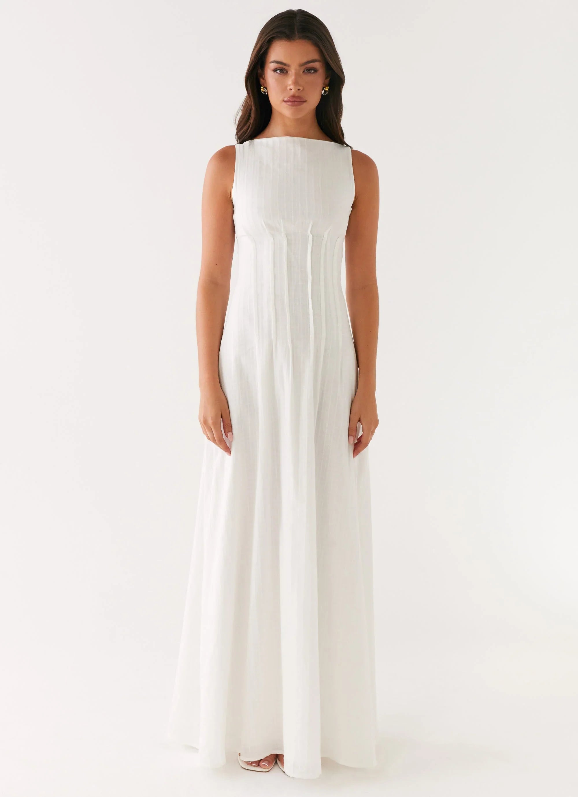 Maloney Maxi Dress White