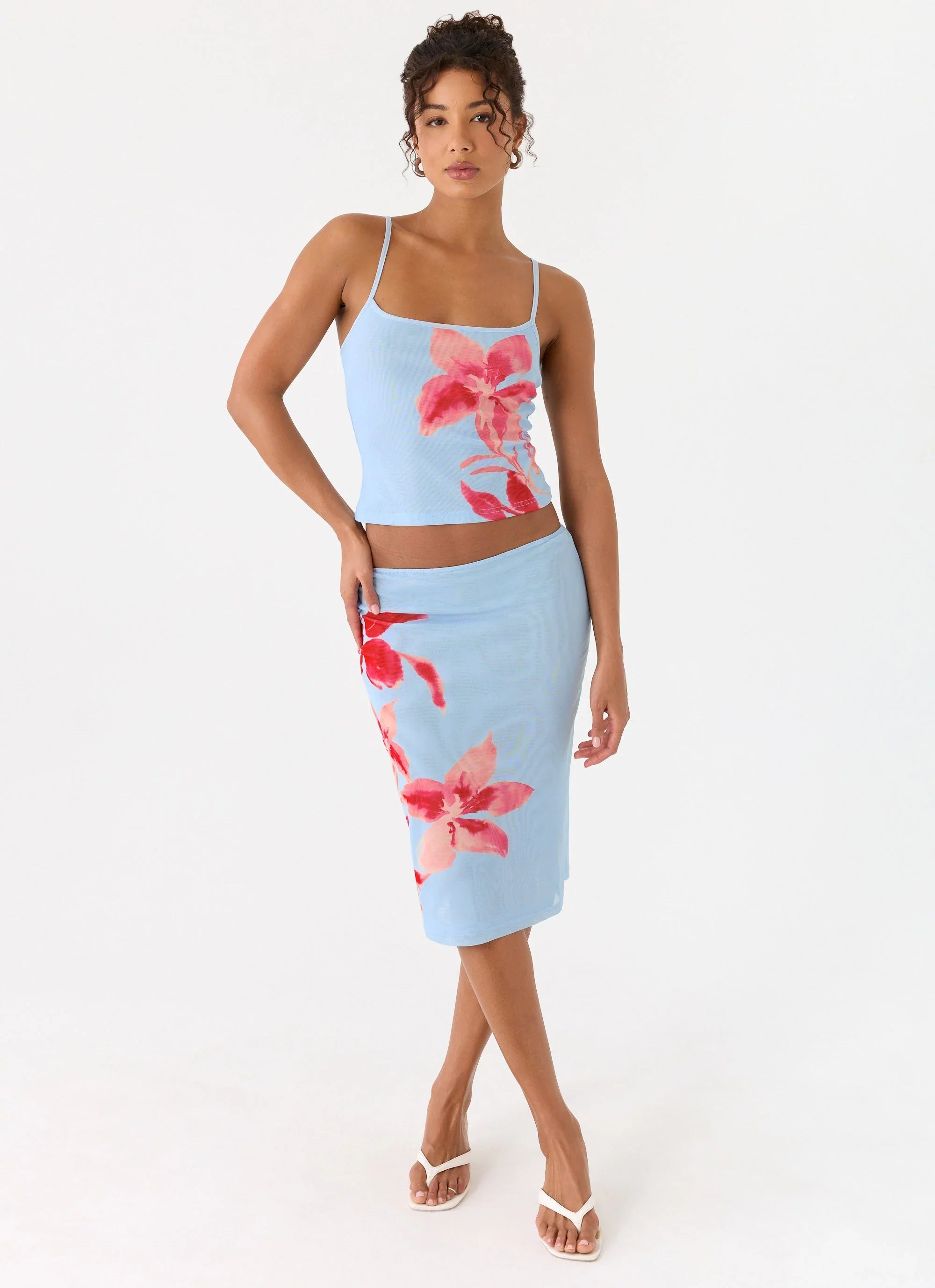 Tamia Cami Top Blue Petal