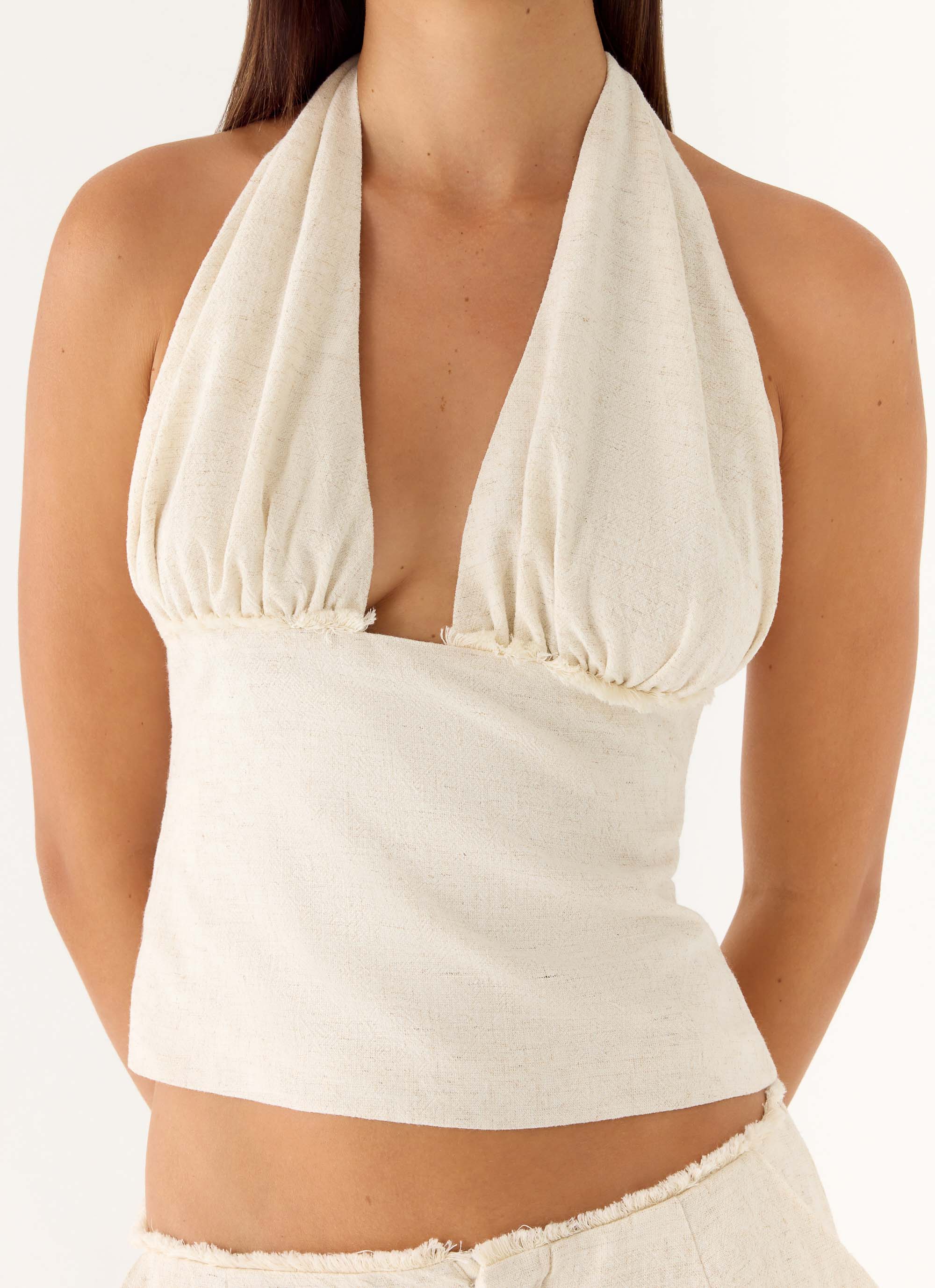 Josephina Halter Top Oat