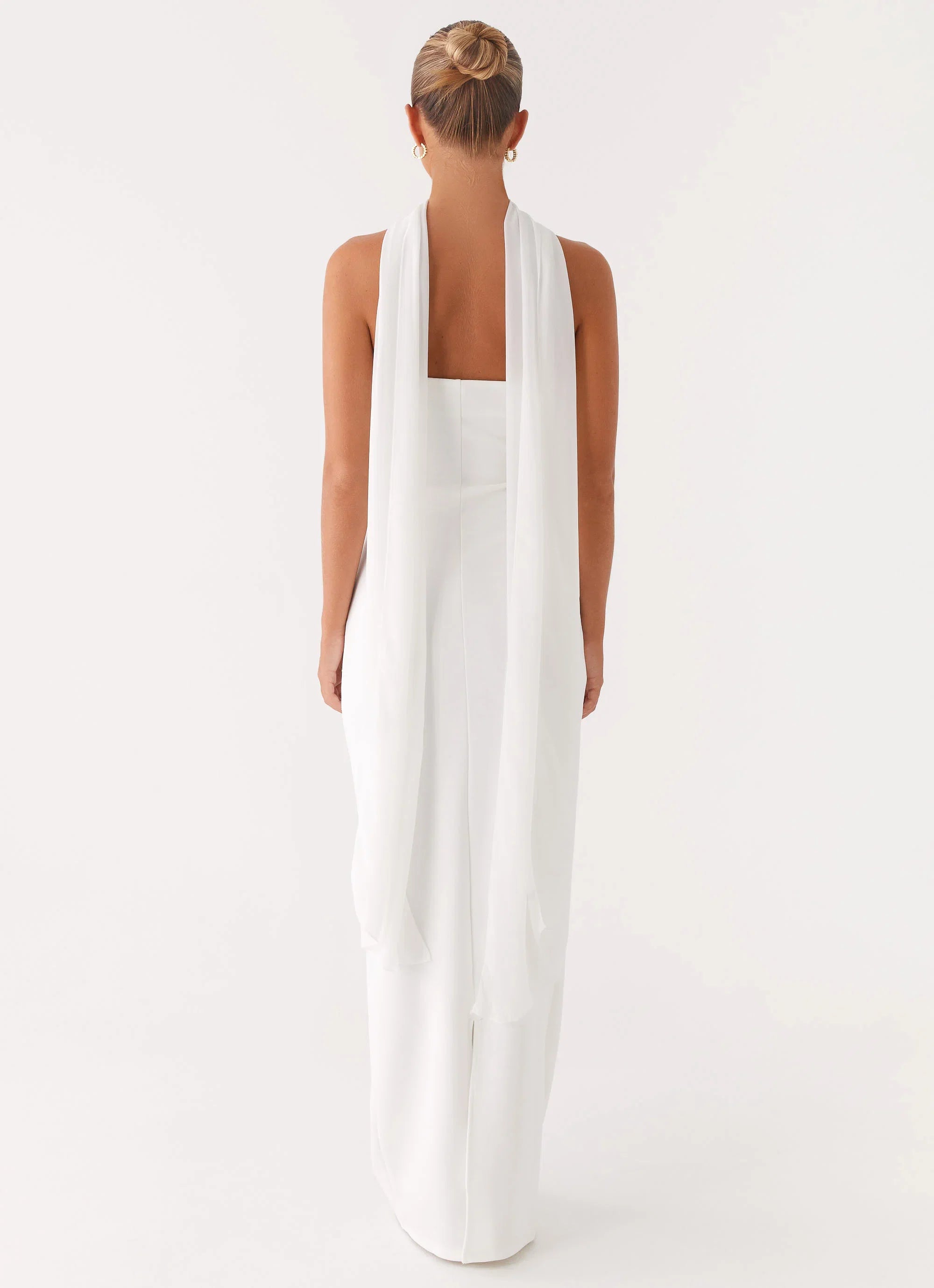 Libra Maxi Dress White