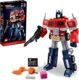 LEGO Icons Optimus Prime 10302 Transformers Figure Set Collectible Transforming 2 in 1 Robot and Truck Model Building Kit for Adults Perfect for Display or Play