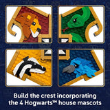 LEGO Harry Potter Hogwarts House Crest 76462 Collectible Building Toy for Girls Boys Ages 12 Display as Bedroom or Book Shelf Decor W Stand 545 pieces Gifts Idea