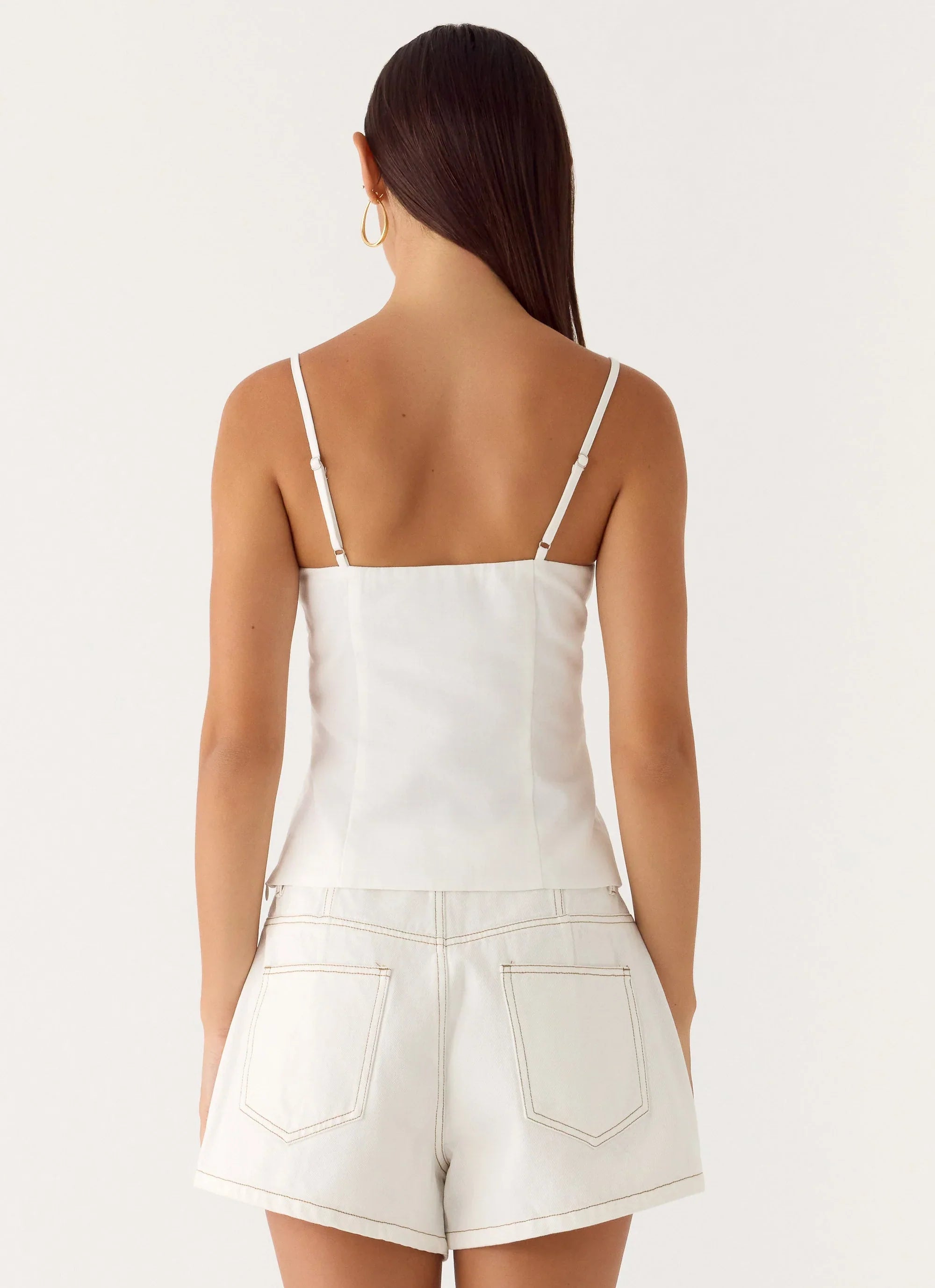 Samah Top White