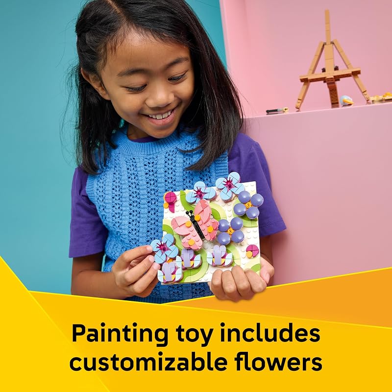 LEGO Creator 3 in 1 Floral Art Decor Painting 31390 Birthday Gifts for Girls Boys Building Toy Ages 8 3 Building Options Bedroom or Desk Decor 348 pieces