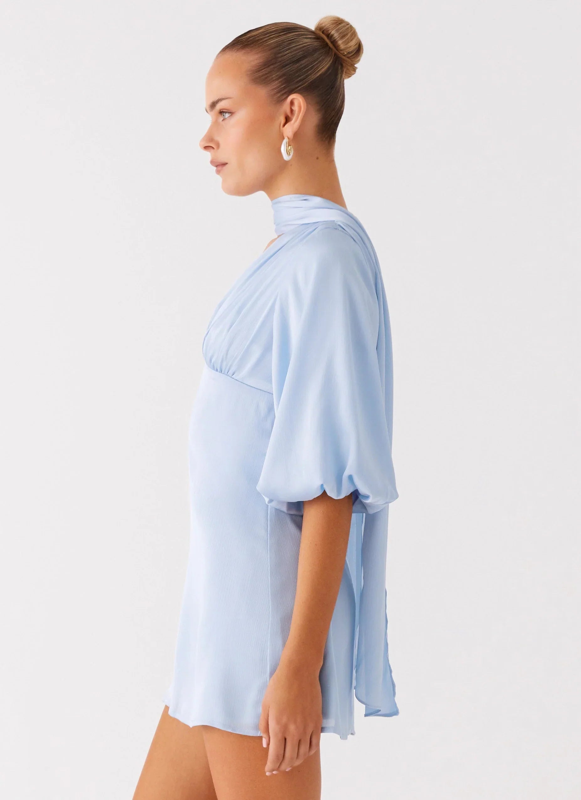Mary Mini Dress Blue