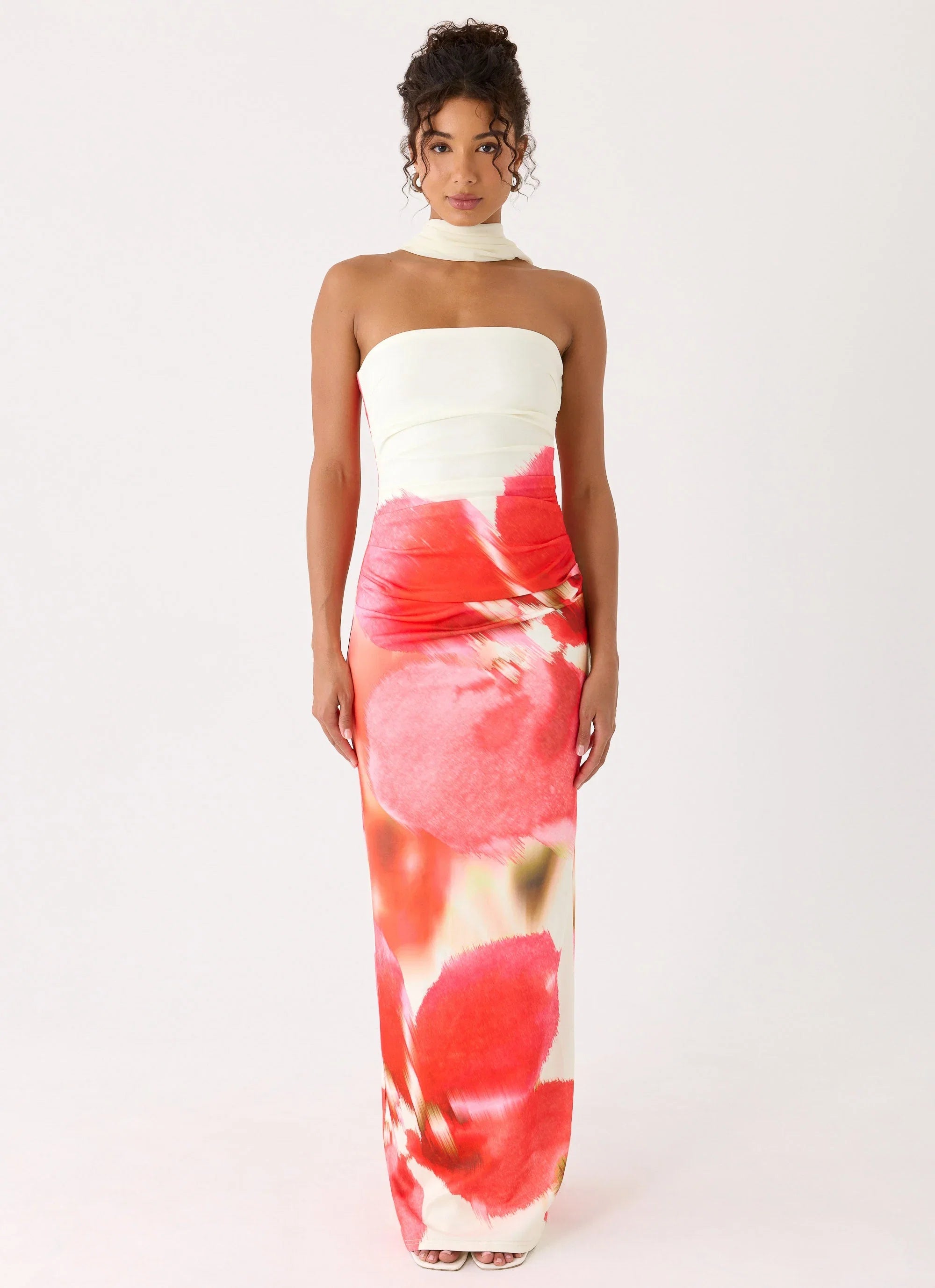Libra Maxi Dress Porcelain Rose