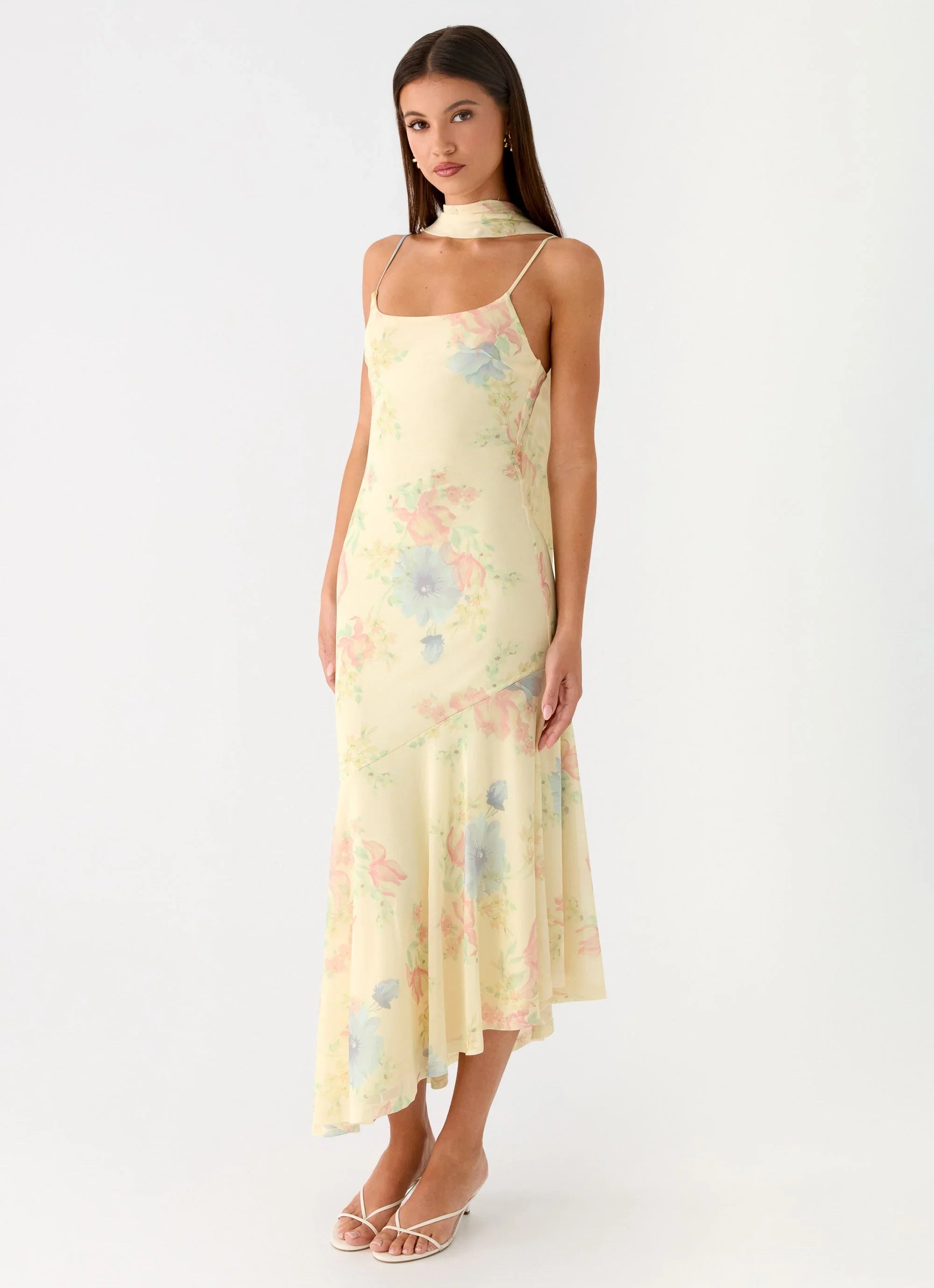 Sole Mio Midi Dress Spring Meadow
