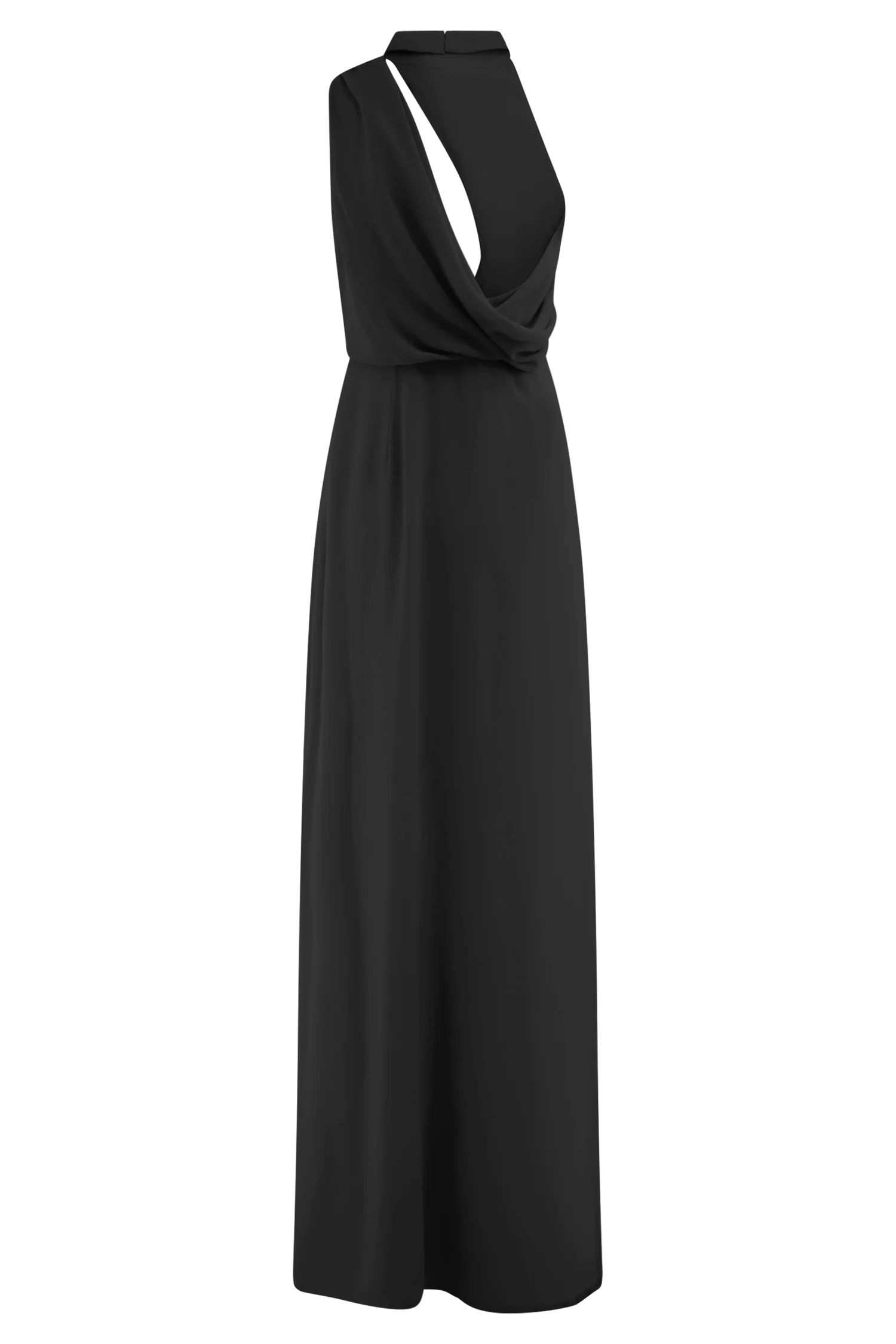 Galia Cowl Neck Maxi Dress Black