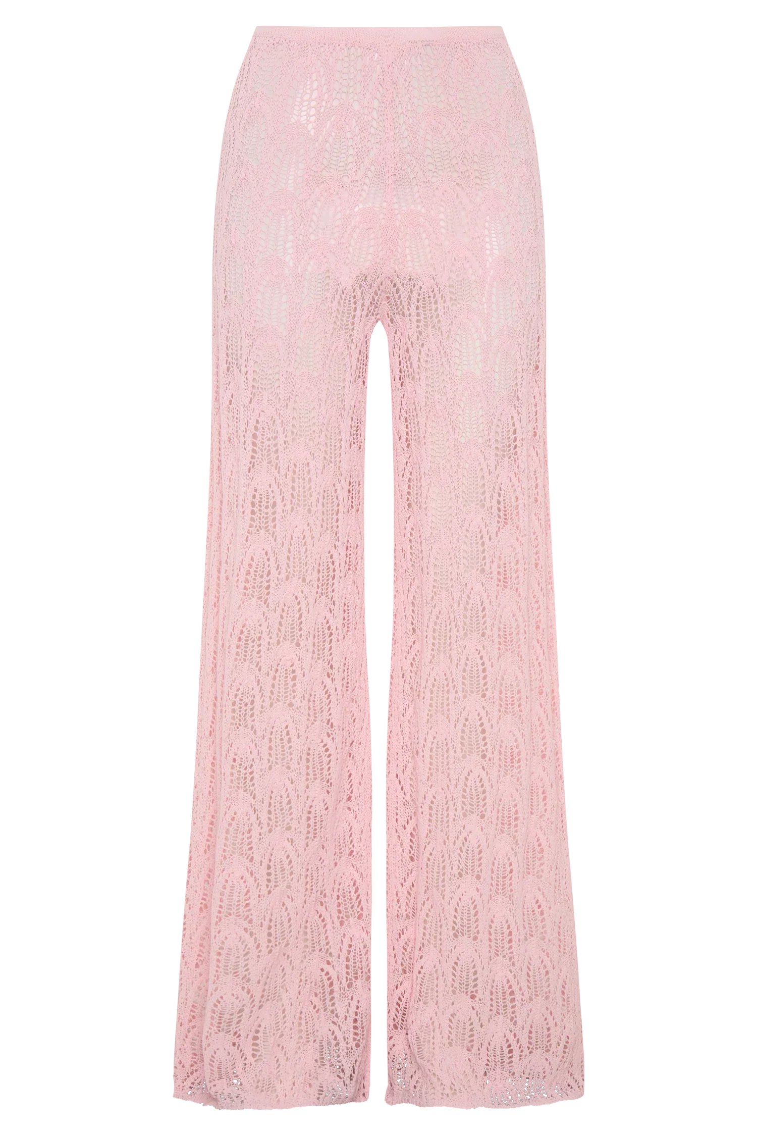 Glinda Crochet Pants Baby Pink