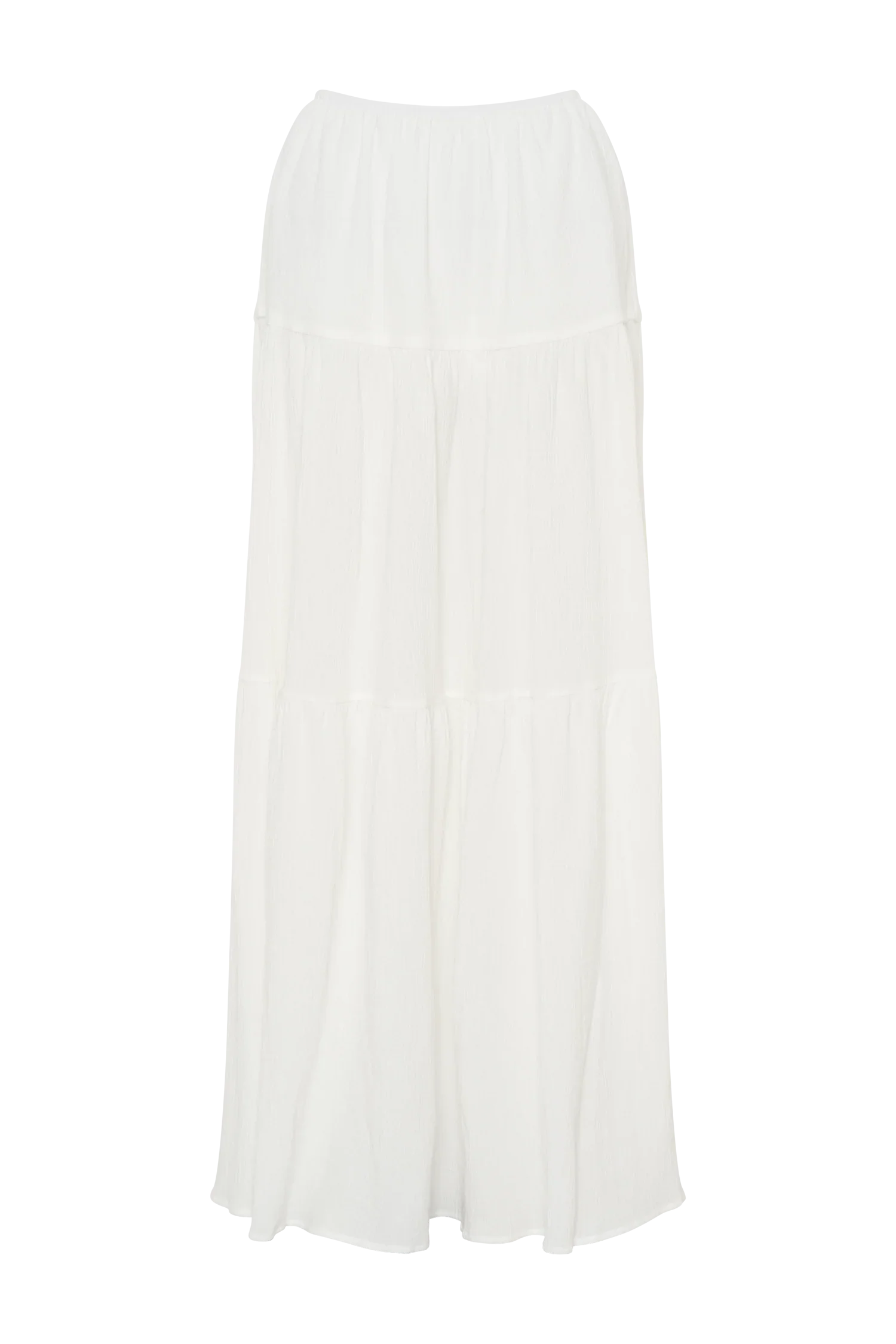 Jacinda Cotton Maxi Skirt White
