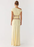 Like Honey Maxi Dress Butter Yellow