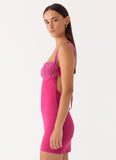 Marias Mini Dress Fuchsia