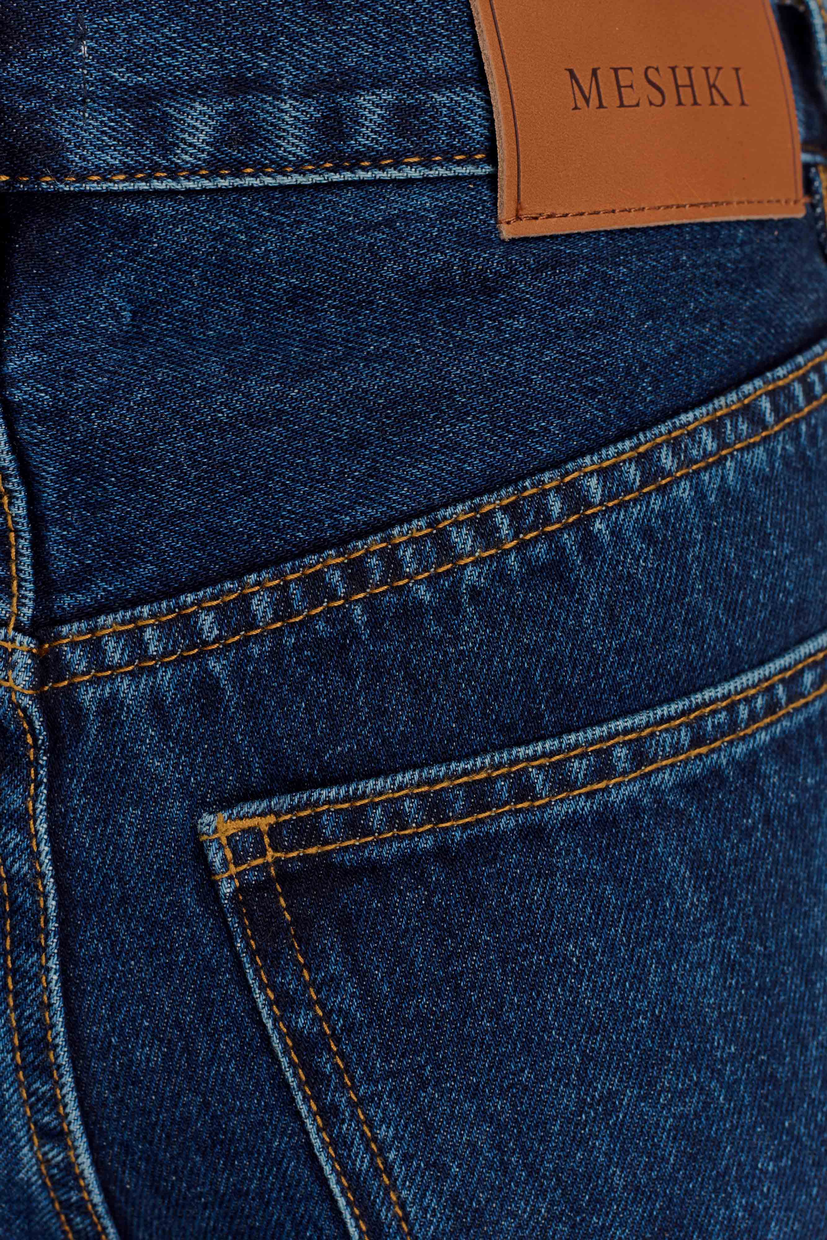 Laina Mid Rise Diamante Denim Jeans Midnight Blue