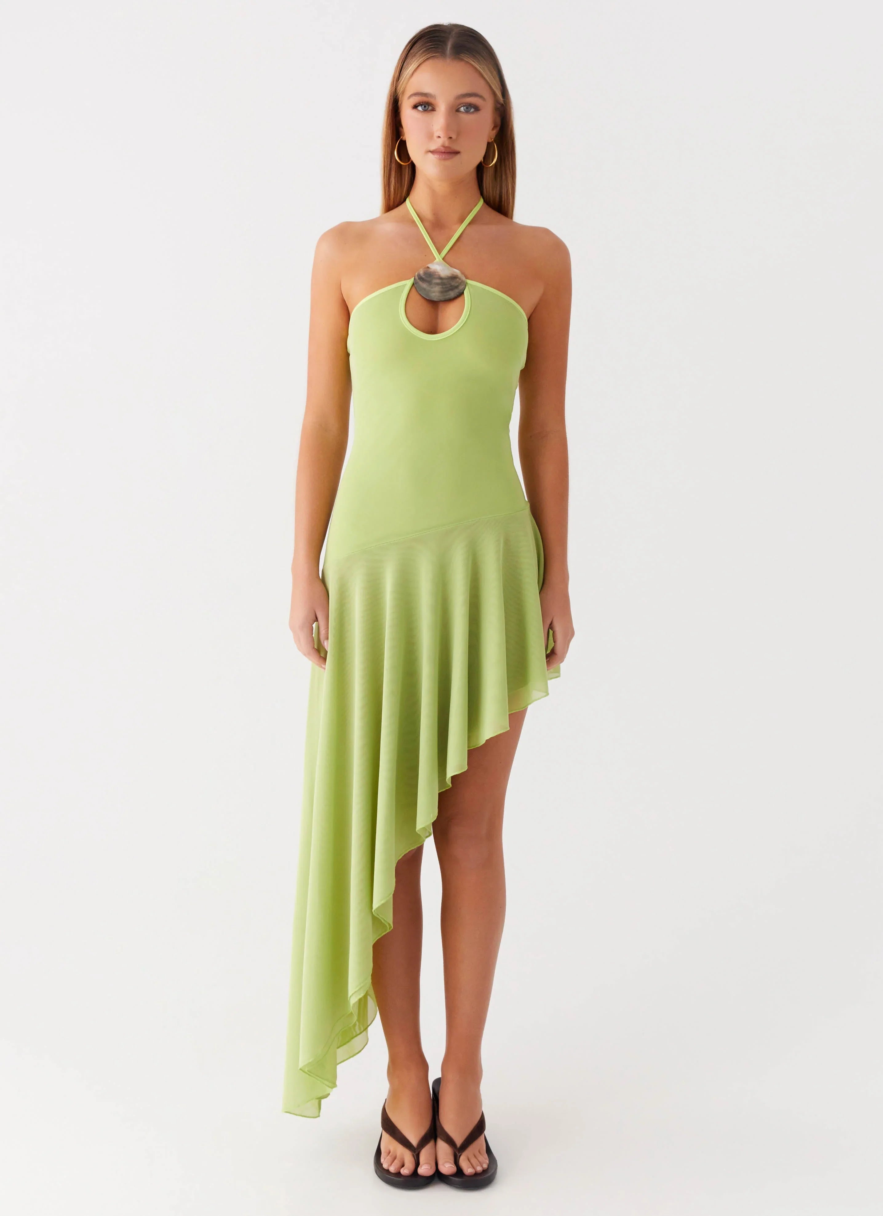 Avigalle Maxi Dress Lime