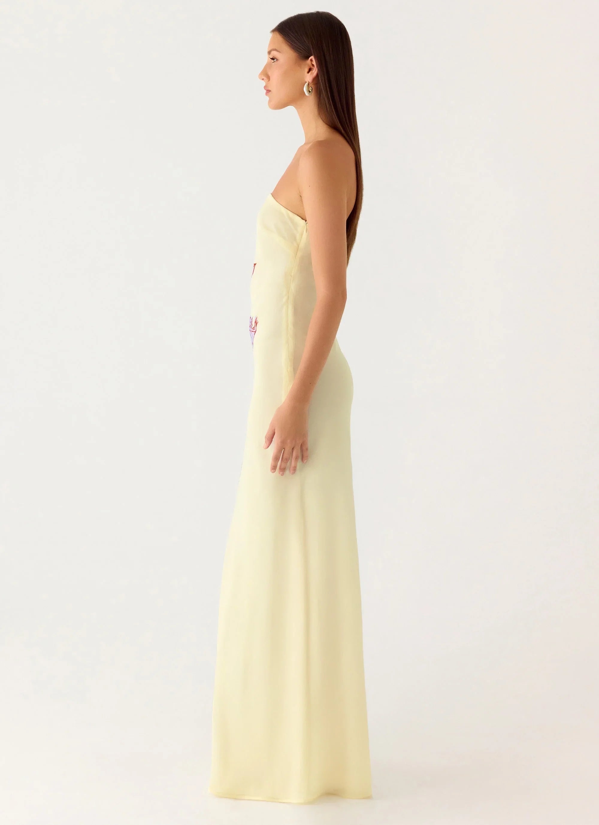 Amelle Maxi Dress Purple Floral
