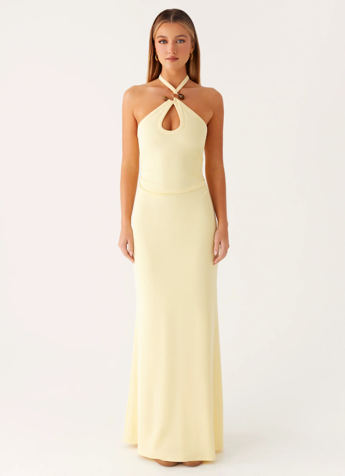 Instant Attraction Maxi Dress Yellow