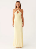 Instant Attraction Maxi Dress Yellow