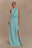 Galia Cowl Neck Maxi Dress Lagoon