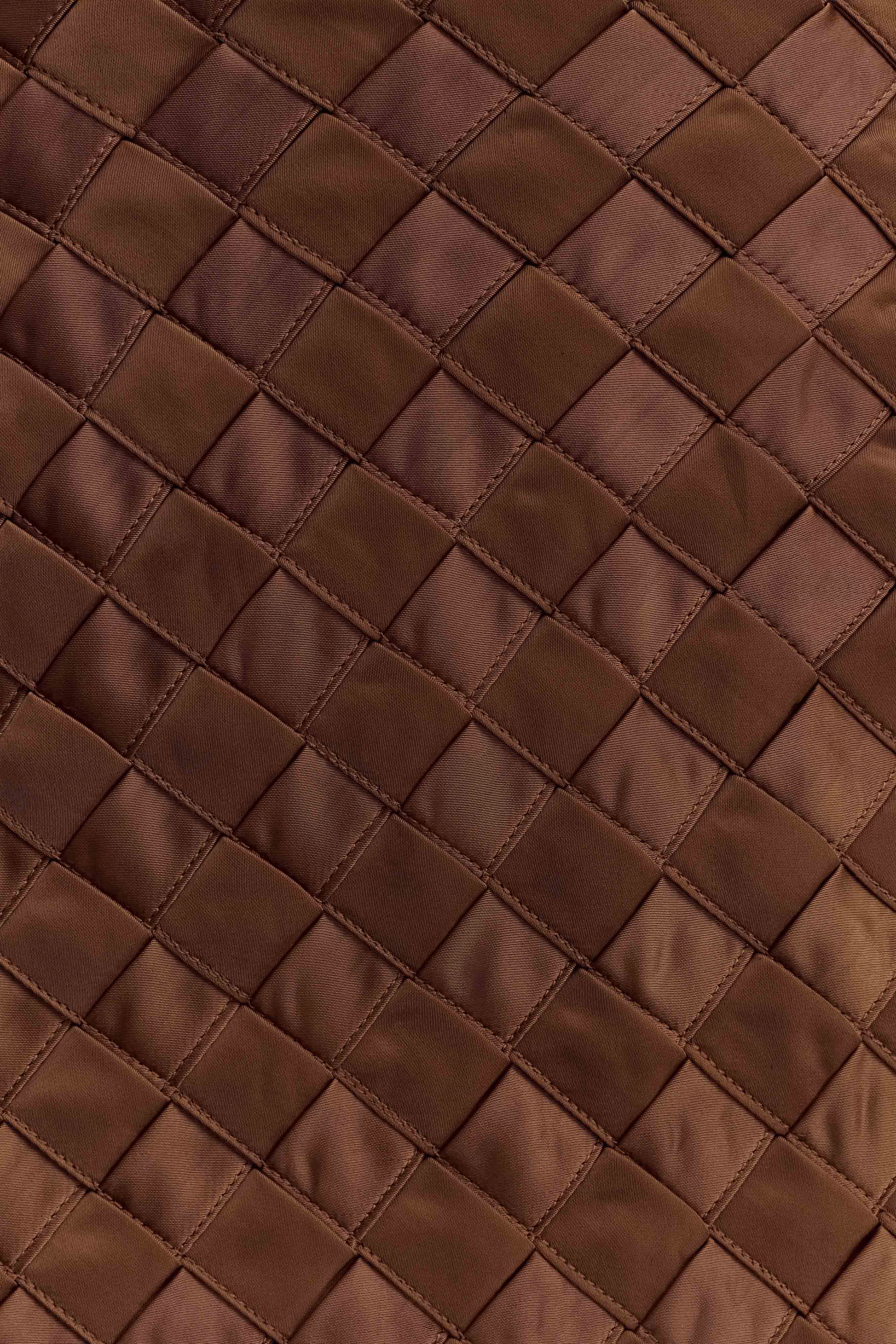Cordia Satin Mini Skirt Chocolate