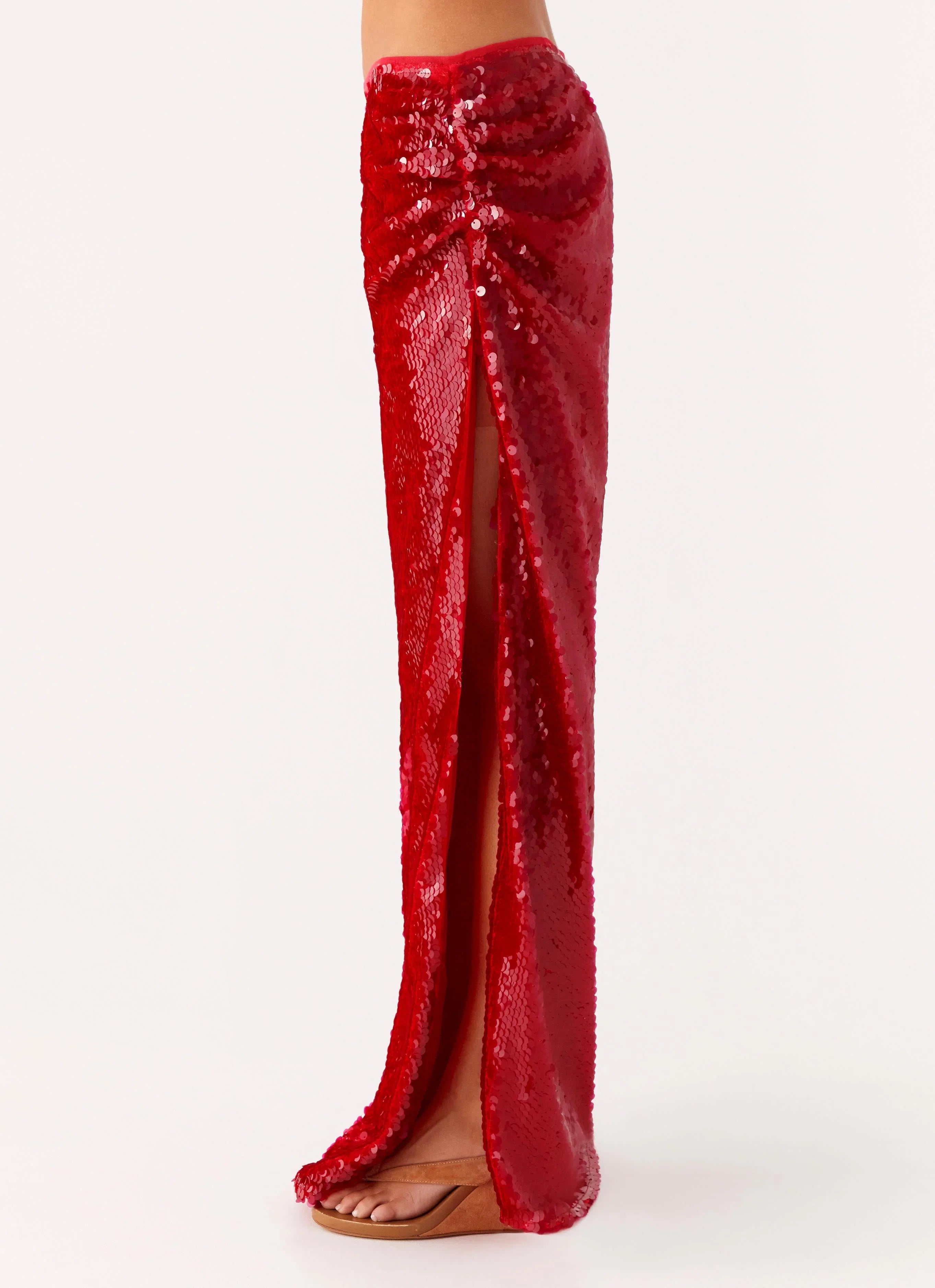 Amosa Maxi Skirt Fuchsia