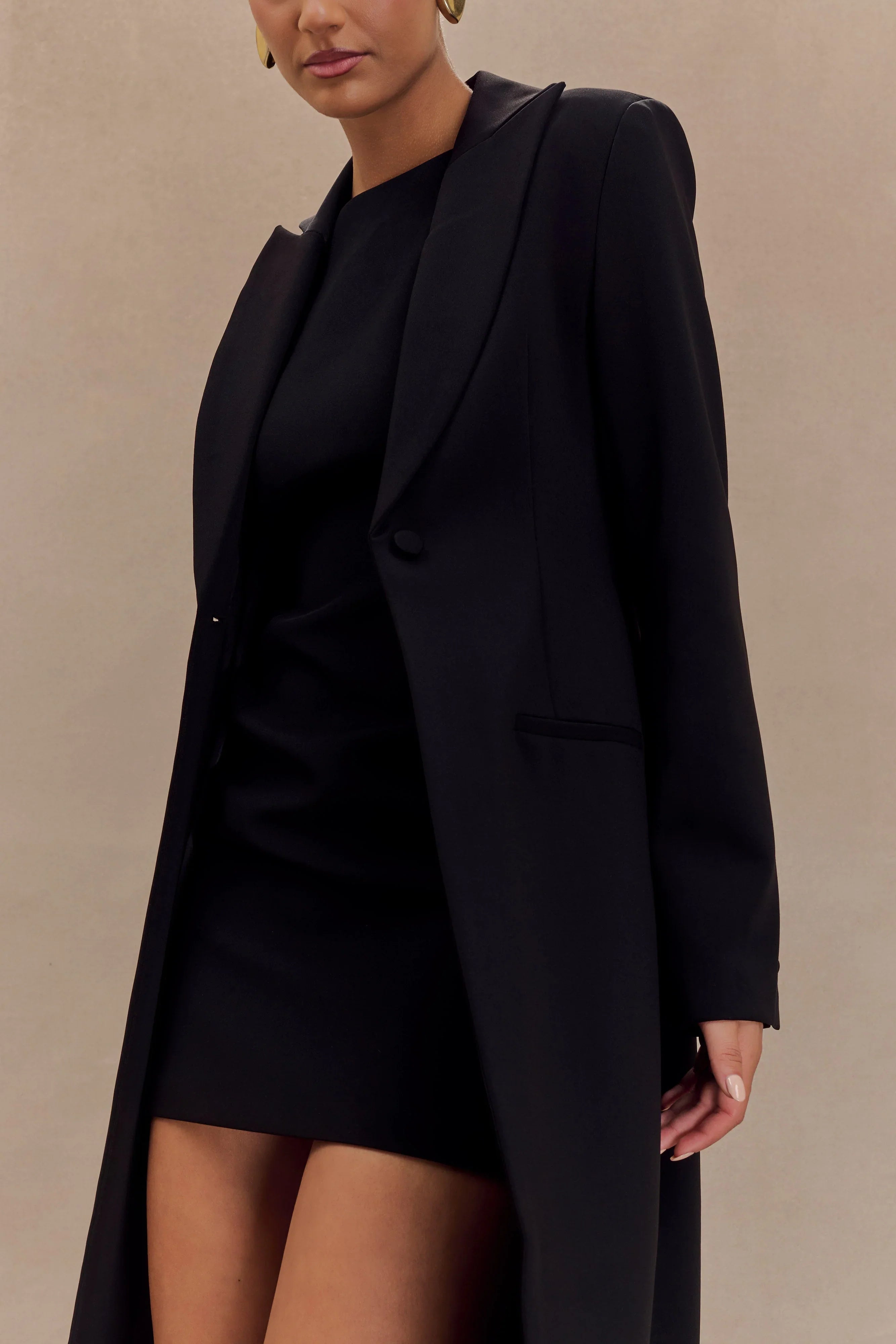 Caviar Suiting Coat Black