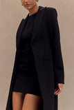 Caviar Suiting Coat Black
