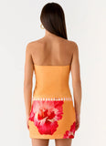 Kalya Mini Skirt Orange
