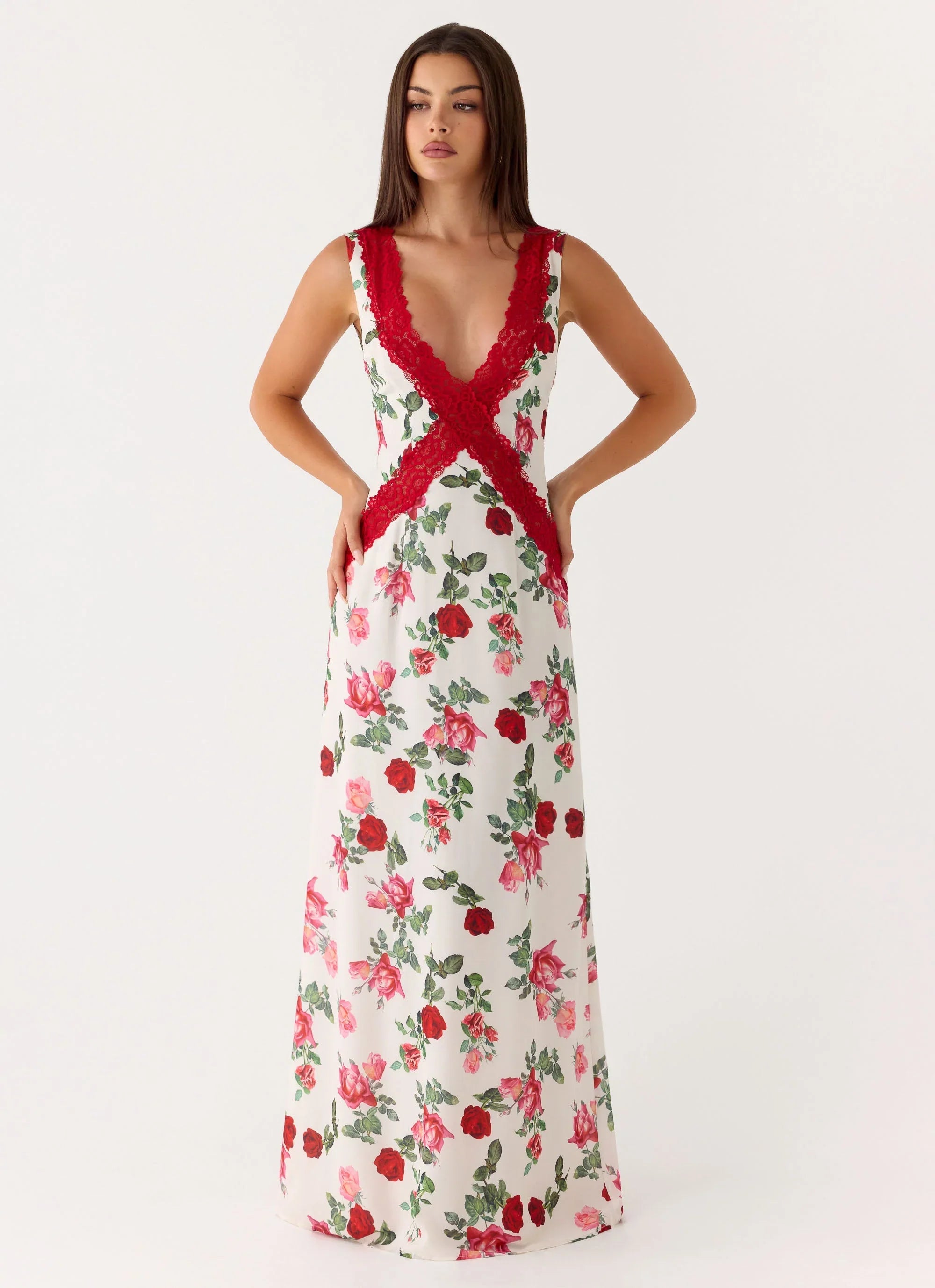 Aoifie Maxi Dress Ivory Bloom