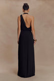 Galia Cowl Neck Maxi Dress Black