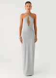 Off The Bass Maxi Dress Grey