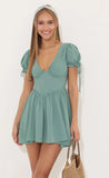 Corset Dress in Green