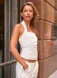 Seethal Halter Top White