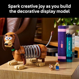 LEGO Disney and Pixar Toy Story Slinky Dog Bookends Building Set for Adults Ages 18 Disney Gifts for Fans Bedroom Shelf or Office Decor 43301