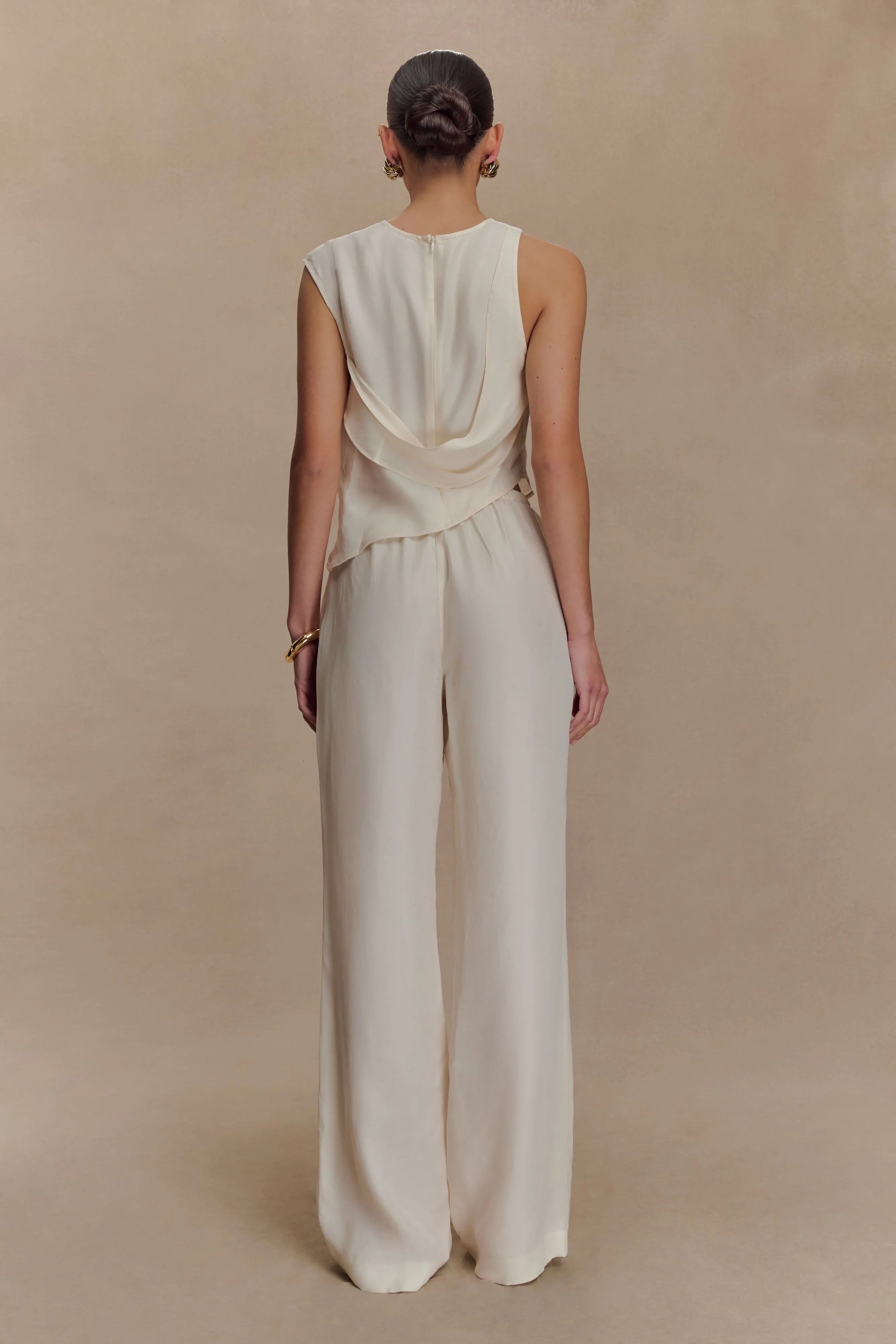 Violeta Straight Leg Pant Ivory