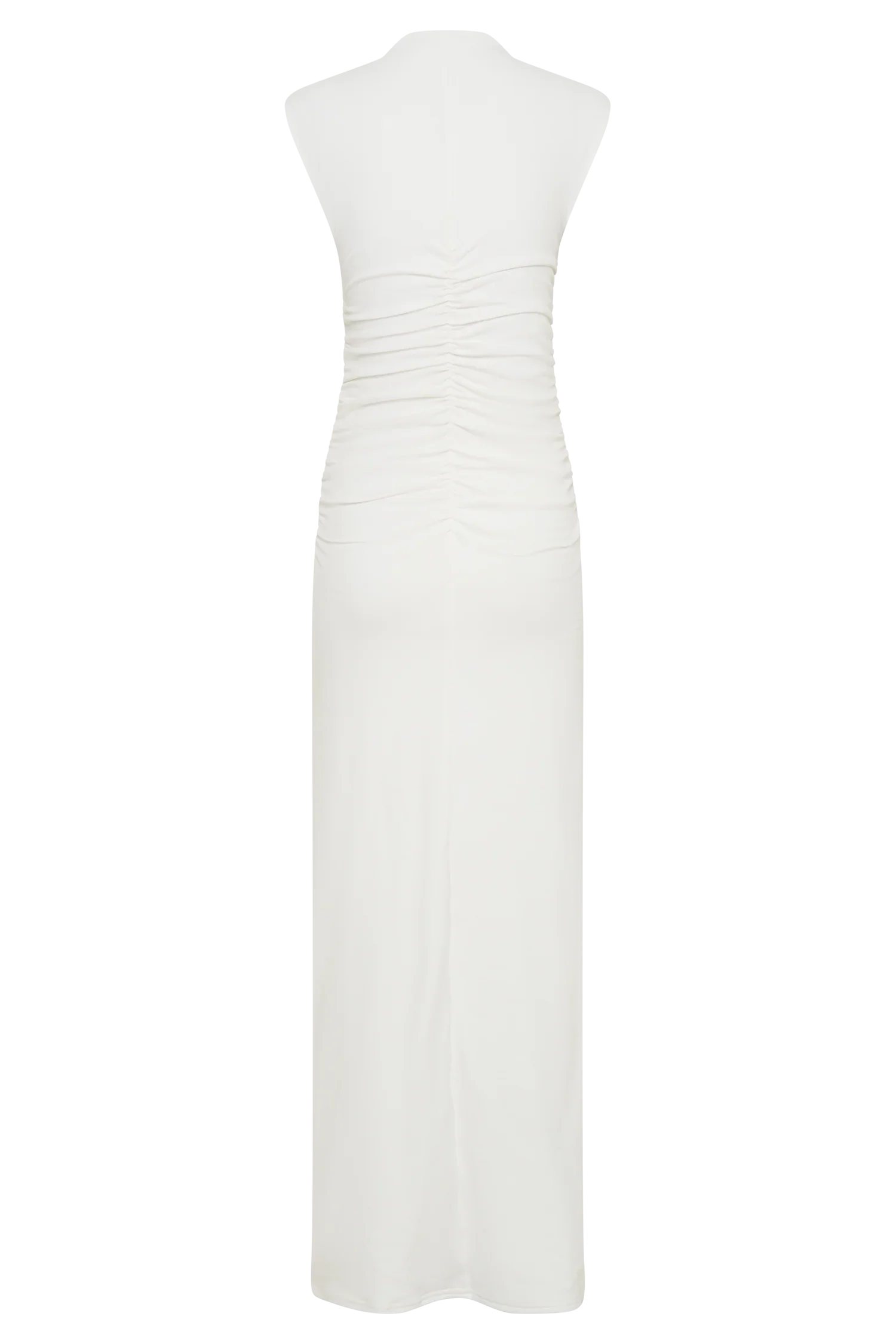 Elliot High Neck Sleeveless Maxi Dress White