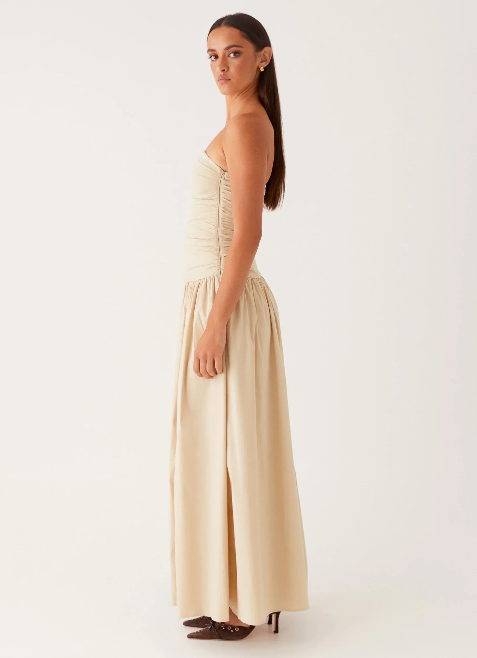 Carmel Maxi Dress Ivory