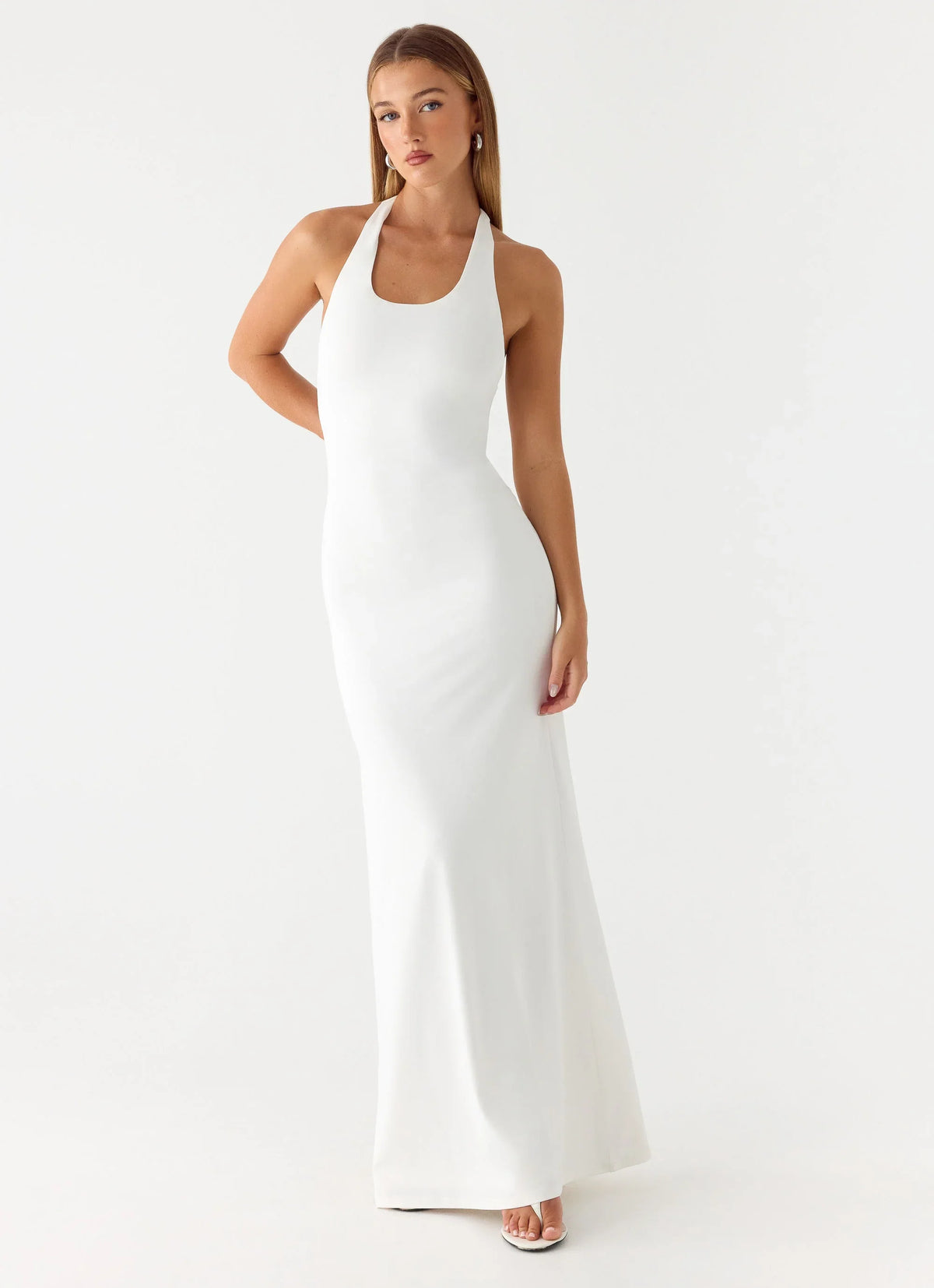 New Girl Maxi Dress White