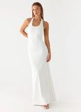 New Girl Maxi Dress White