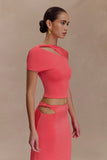 Haven Slinky Twist Top Coral