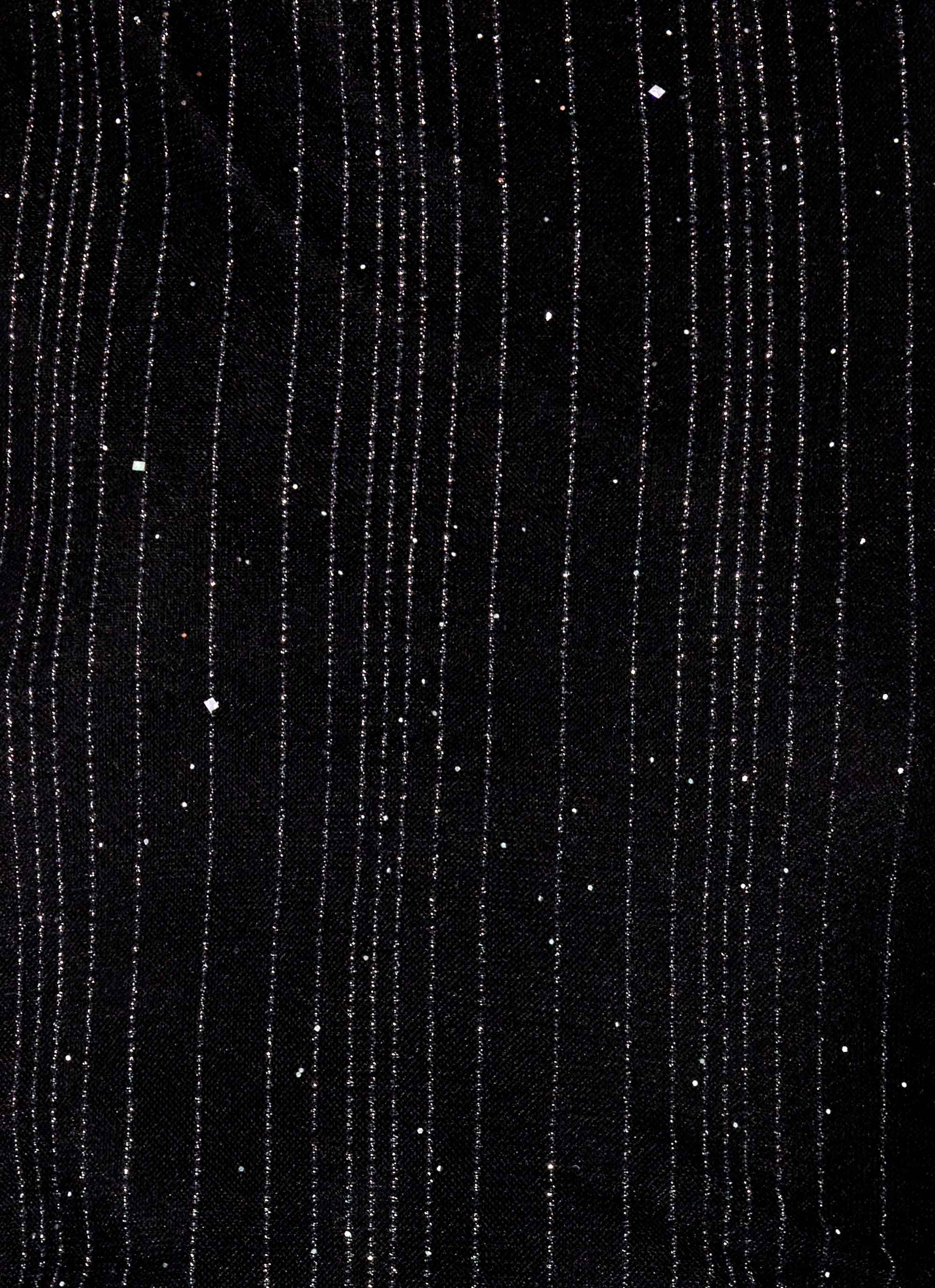 Portofino Sparkle Mesh Mini Dress Black