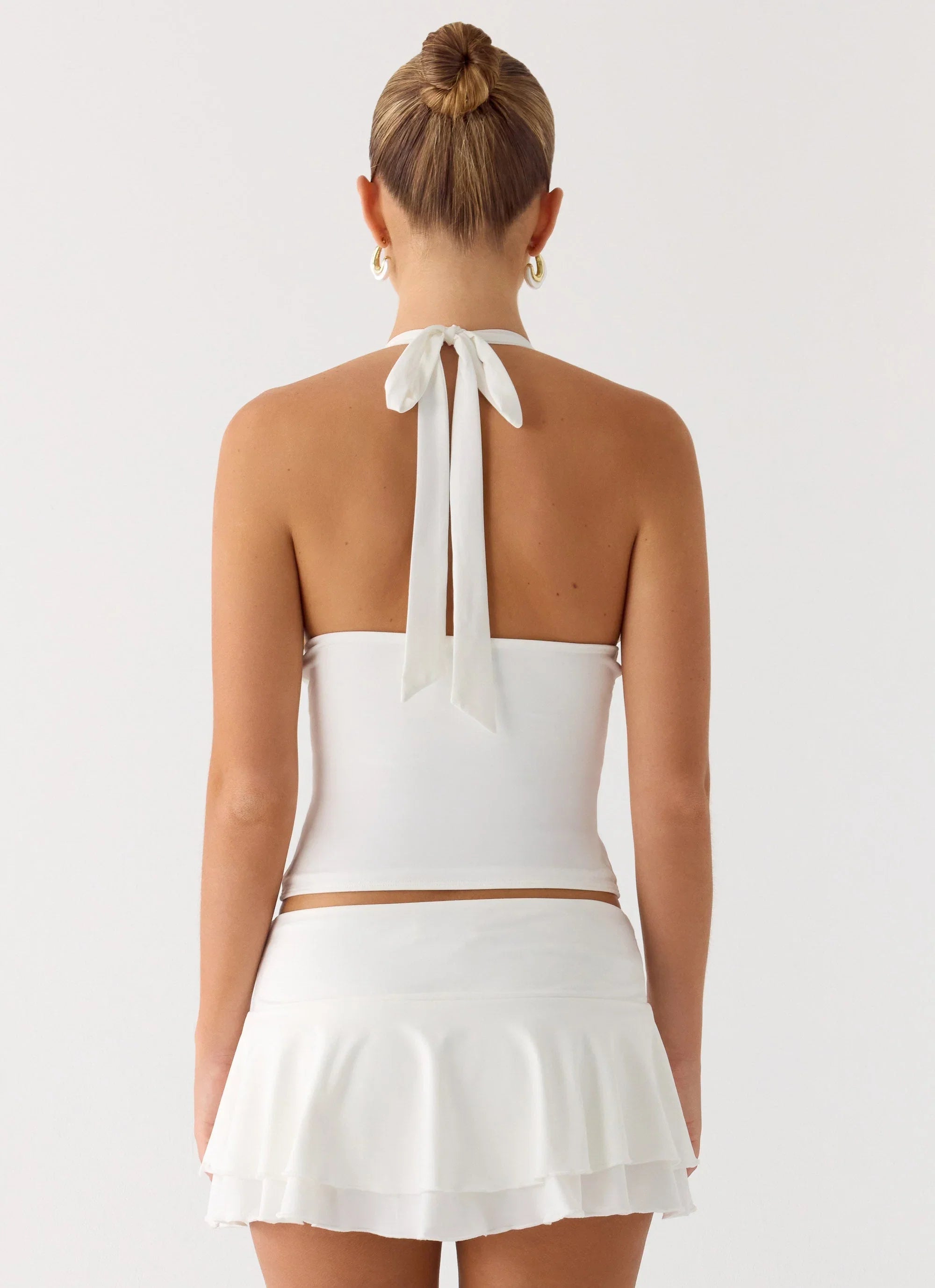 Illuminate Halter Top White