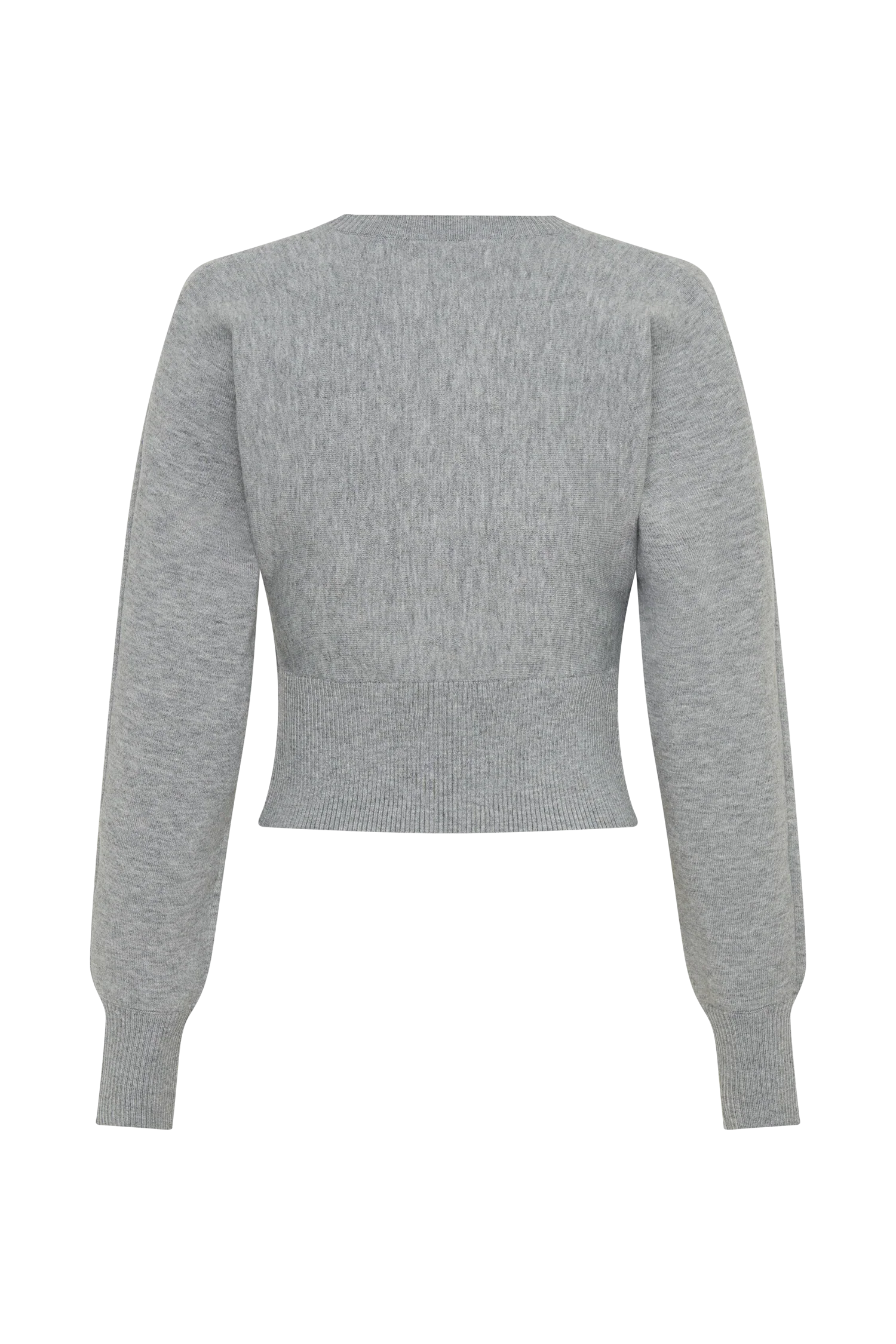 Ciaralee Cinched Waist Jumper Grey Marle