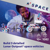 LEGO Technic Lunar Outpost Moon Rover Space Vehicle Building Toy All Terrain Explorer for Kids Boys Girls Ages 10 Buildable Space Decor for Any Room Gift Idea for Birthdays 42211