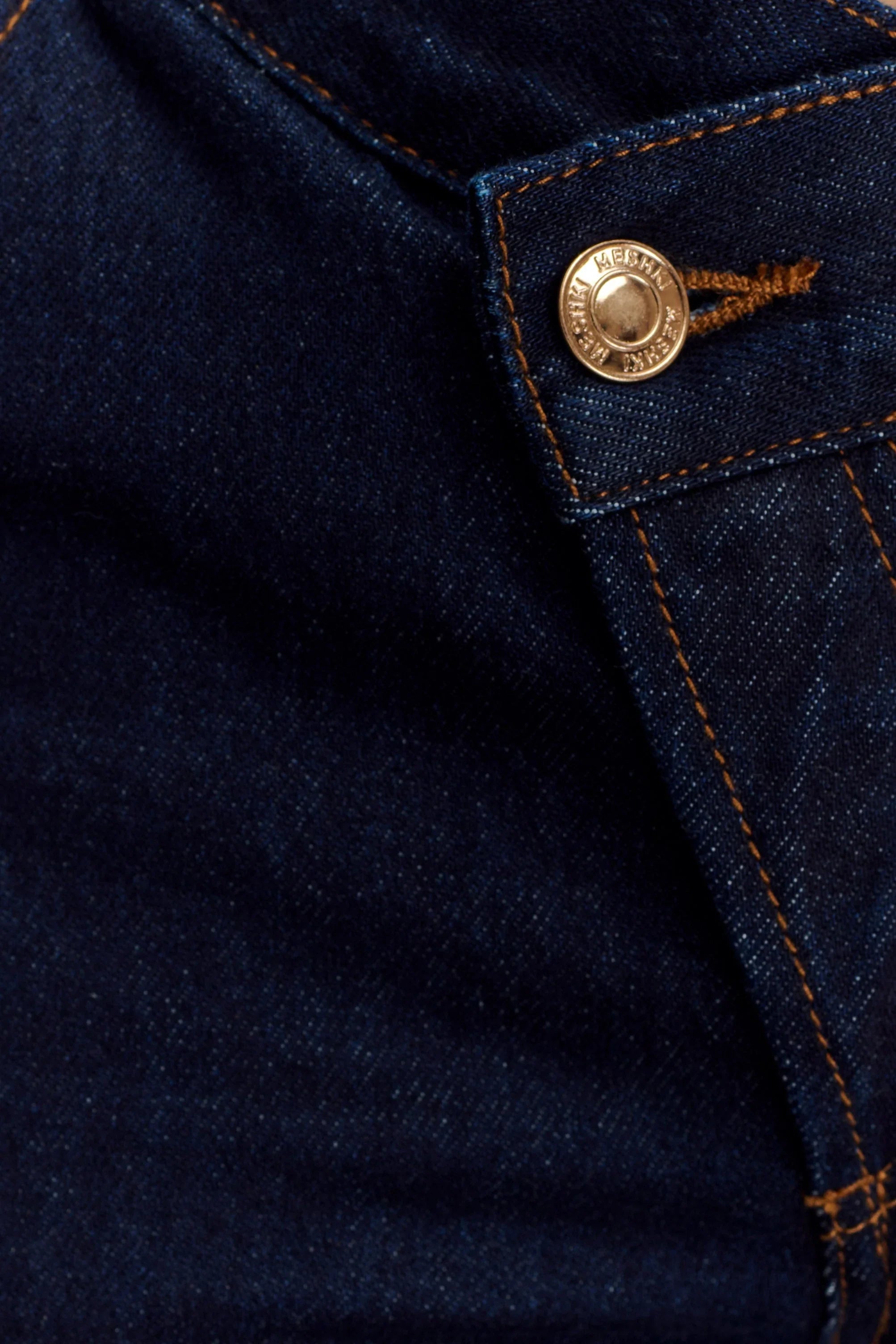 Remington V Front Straight Leg Jeans Indigo Blue