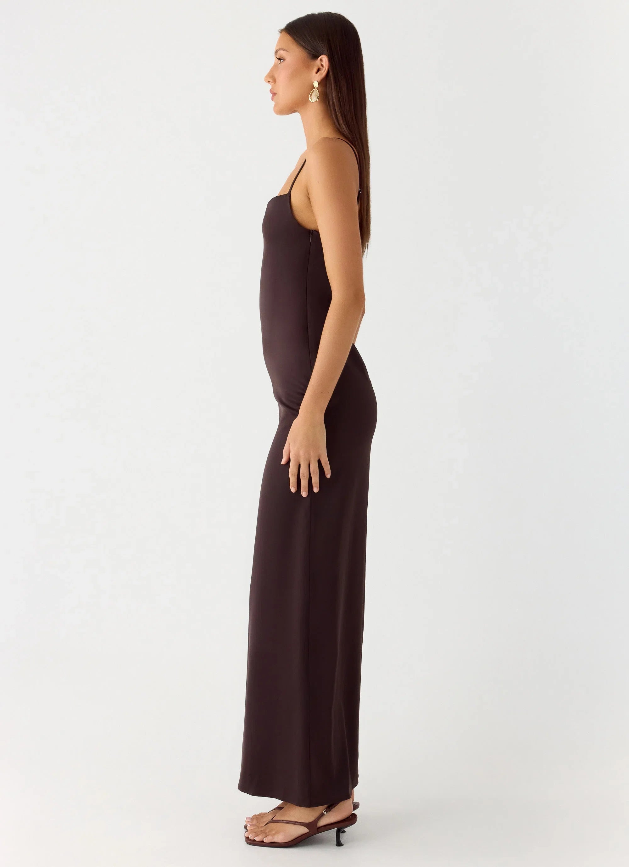 Hartwell Maxi Dress Chocolate